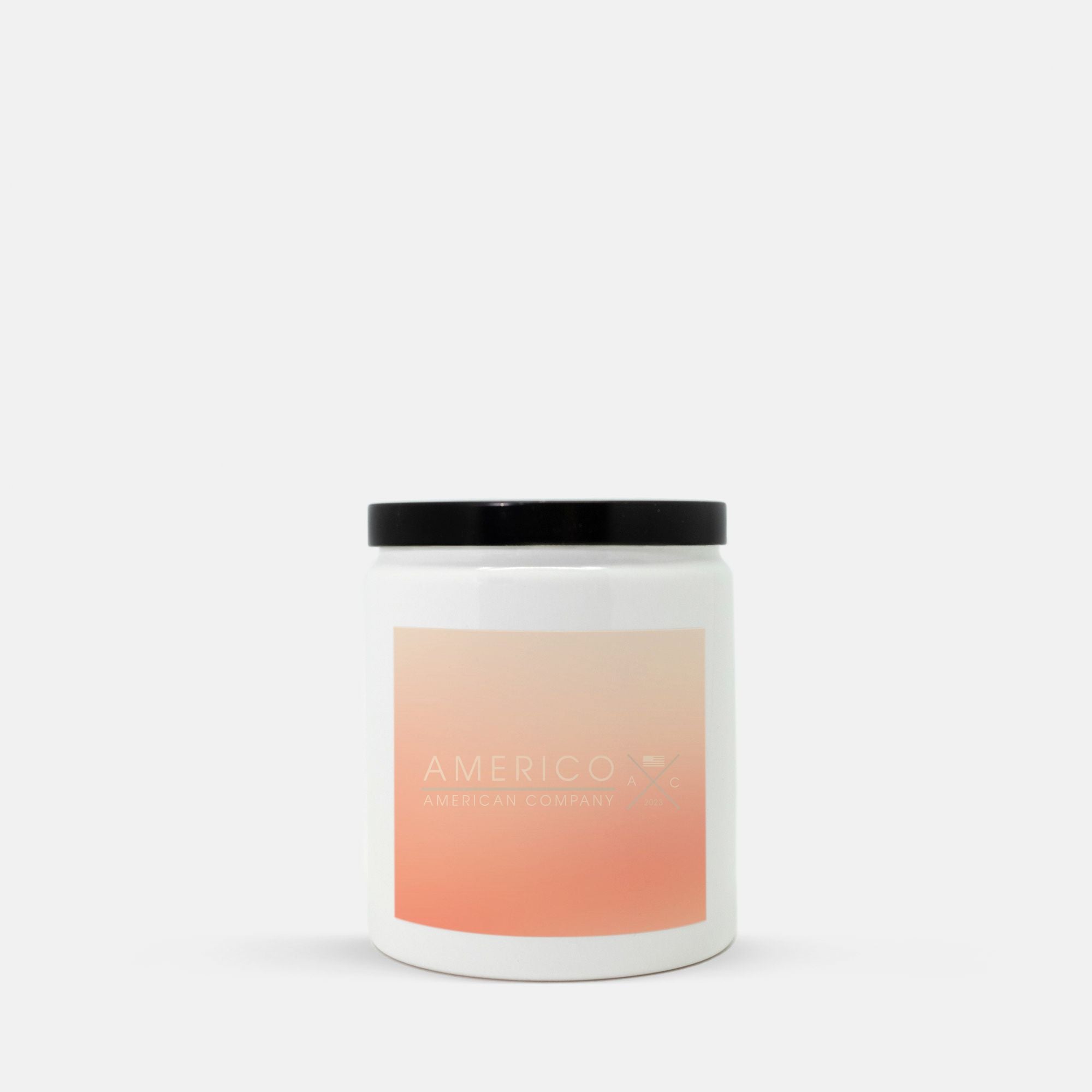 AC Candle Ceramic 8oz (Sparkling Peach)