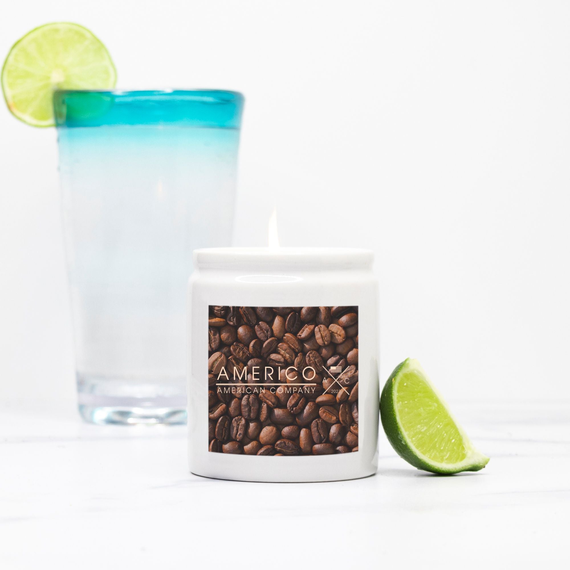 AC Candle Ceramic 8oz (Fresh Coffee)