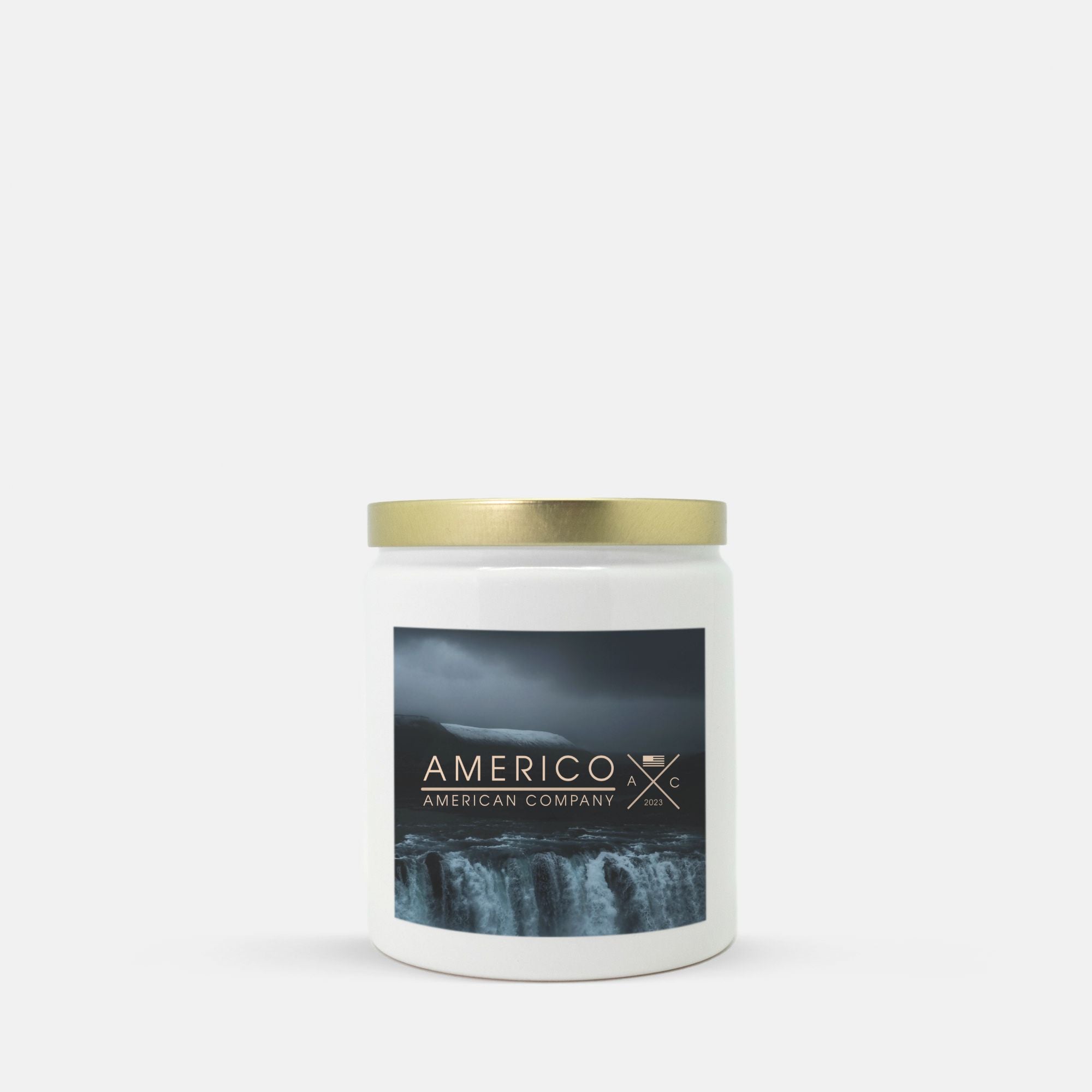 AC Candle Ceramic 8oz (Fragrance Free)
