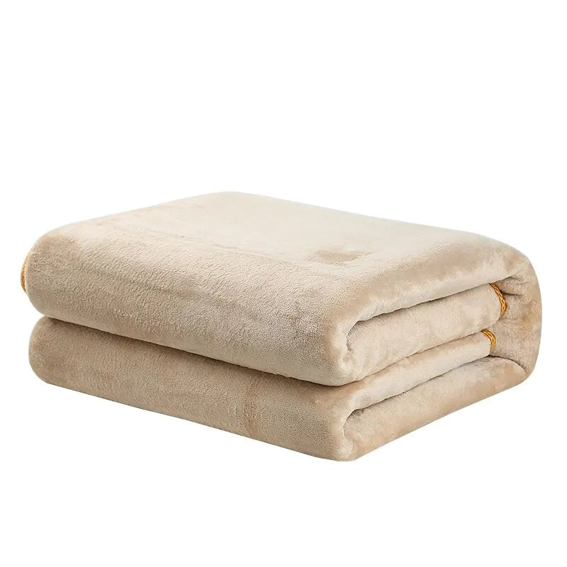 Thermal Soft Sleep Warming Winter Fleece Electric Blanket